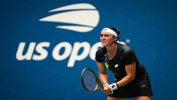 Ons Jabeur playing at the US Open